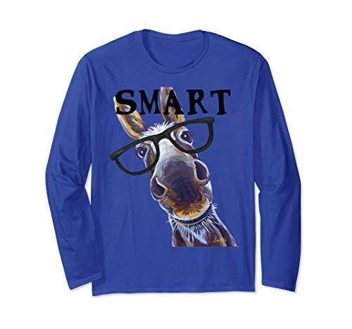 Smart Donkey Shirt Smart Donkey Long Sleeve T-Shirt