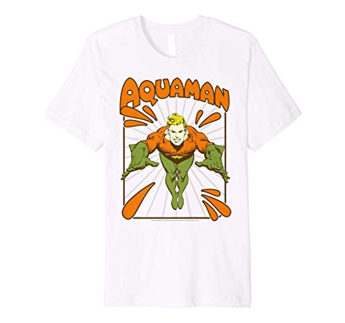DC Comics Aquaman Simple Portrait Premium T-Shirt