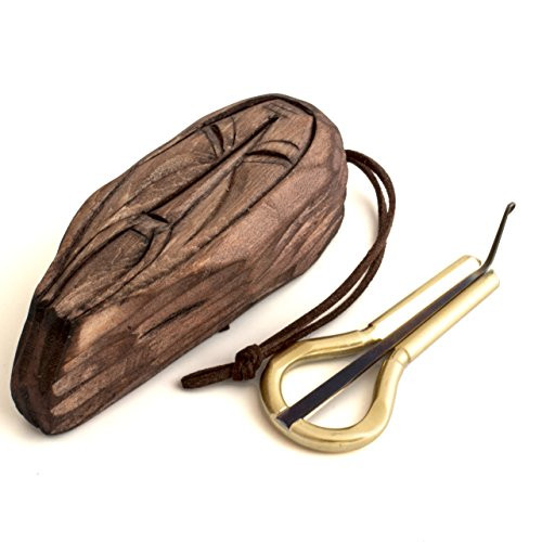 Jews Harp Big vargan by Pavel Potkin withAltaian wooden case