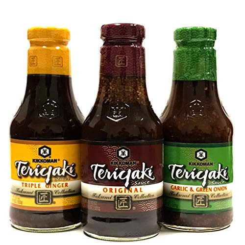 Kikkoman Grill Master Teriyaki Sauce Combo Original Triple Ginger Garlic Green Onion 20_5 Fl Oz Pack of 3 Kikkoman Grill Master Teriyaki Sauce Combo Original Triple Ginger Garlic Green Onion 20_5 Fl Oz Pack of 3
