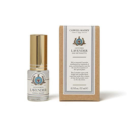 Caswell-Massey Centuries Lavender Eau De Toilette Perfume Travel Spray  Floral Fragrance for Women Made in USA  0_5 Ounces