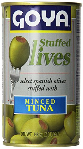 Goya Stuffed Olives Minced Tuna 5_25 Oz Can Pack of 6