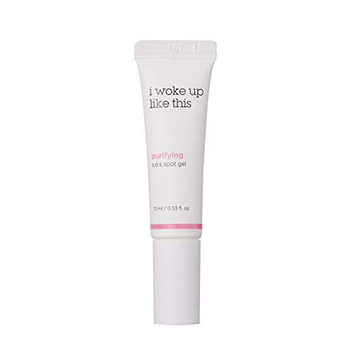I WOKE UP LIKE THIS Purifying S_O_S Spot Gel  Acne Spot Treatment with Natural Salicylic Acid and Glycolic Acid for Oily to Acne Prone Skin  0_34 fl_ Oz