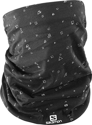 Salomon Standard Neck Head Light Gaitor BlackWhite One Size