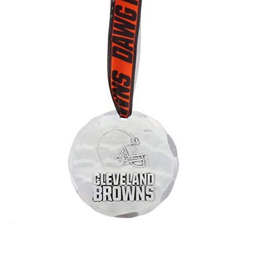 Wendell August NFL Cleveland Browns Classic Round Ornament Aluminum