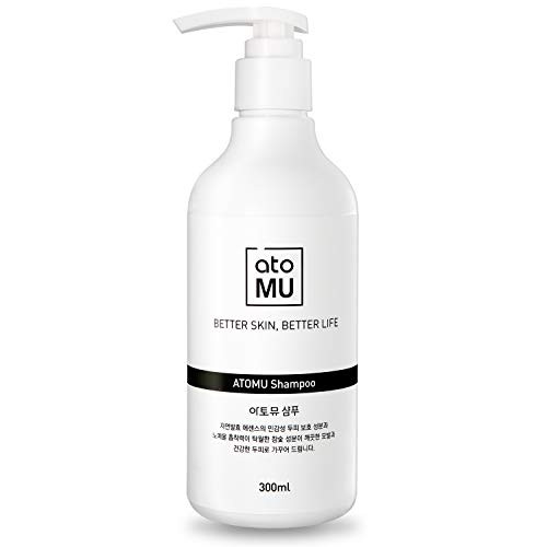 ATOMU Shampoo - Scalp care shampoo calming Scalp made with naturally fermented ingredients suitable for sensitive scalp effectively improves Itchiness No Parabens 10_14 fl oz