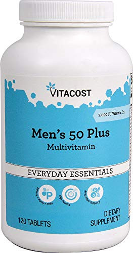 Vitacost Mens 50 Plus Multi Vitamin - 120 Tablets