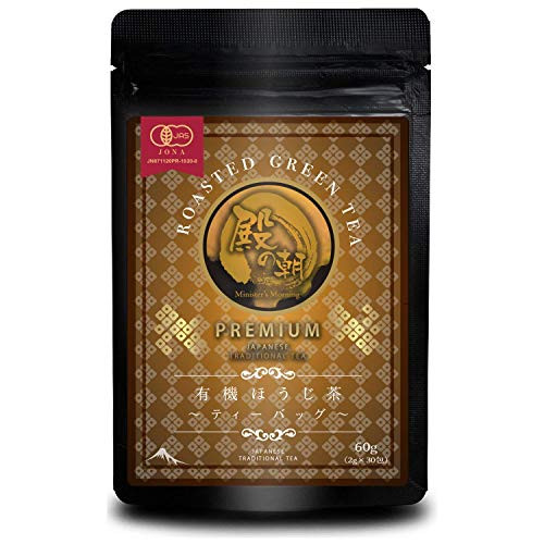 Ministers Morning Hojicha Roasted Green Tea tea bags organic 60g 2g x 30 packets Organic Japanese tea JAS certified