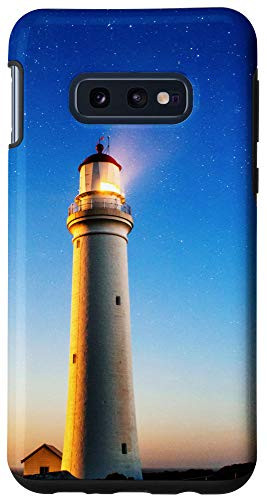 Galaxy S10e Lighthouse Starry Sunset Sky Photo Case