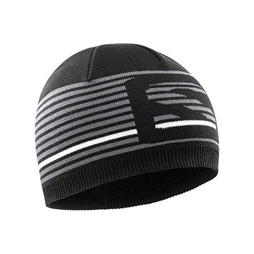 Salomon Standard Flatspin Short Beanie BlackEbonyWhite One Size Fits All