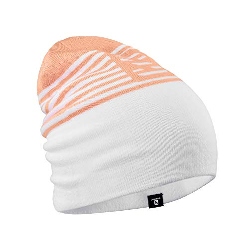 Salomon Standard Flatspin Reversible Beani Tropical PeachWhite One Size Fits All