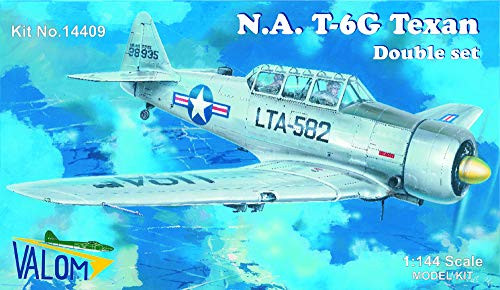 Valom 1144 Scale N_A_T-6G Texan Double Set - Silver Series - Plastic Model Building Kit  14409