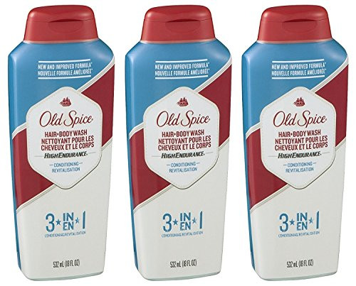 Old Spice High Endurance Conditioning Hair   Body Wash 18 Fl Oz Pack of 3 by Old Spice