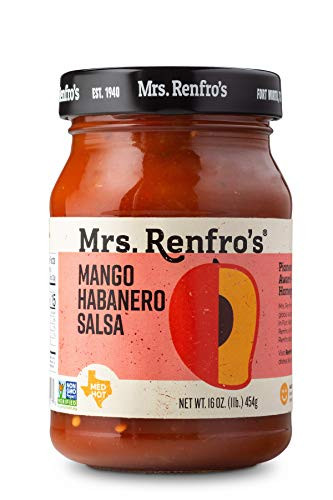 Mrs_ Renfros Mango Habanero Salsa Non-GMO Gluten-Free 16-oz_ jars 4-pack