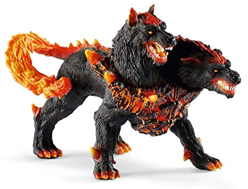 Schleich 42451 Hellhound Figurine Toy, Multicolor
