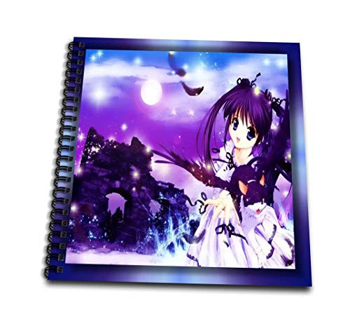 3dRose db-28757-1 Crystal Dream Anime-Drawing Book 8 by 8-Inch