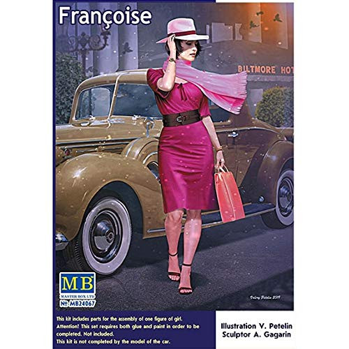Masterbox 124 Scale Dangerous Curves Series Francoise - Plastic Model Building Set  24067
