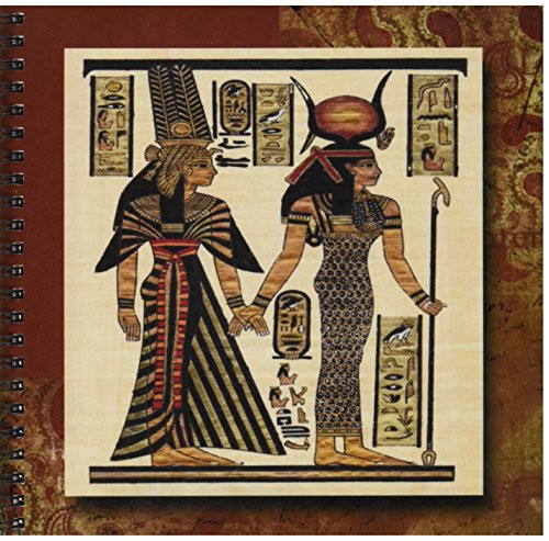 3dRose db-99429-1 Ancient Egyptian Papyrus-Drawing Book 8 by 8-Inch