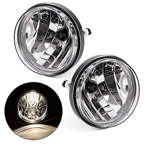 Fog Lights For GMC Sierra 1500 2007-2013  Sierra 2500HD 3500HD 2007-2014 OE Style Clear lens w 880 12V 37w Bulbs Driving Fog Lamps