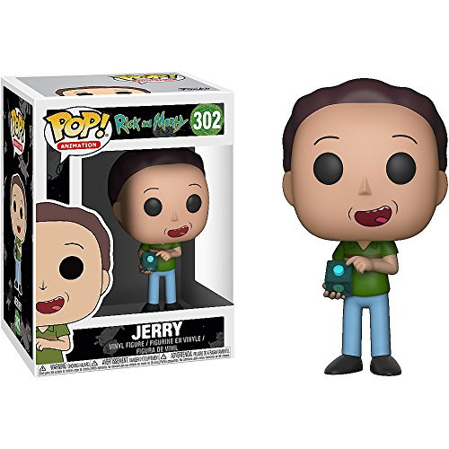Funko Jerry Rick Morty x POP Animation Vinyl Figure 1 POP Compatible PET Plastic Graphical Protector Bundle 302 22962 - B Funko Jerry Rick Morty x POP Animation Vinyl Figure 1 POP Compatible PET Plastic Graphical Protector Bundle 302 22962 - B