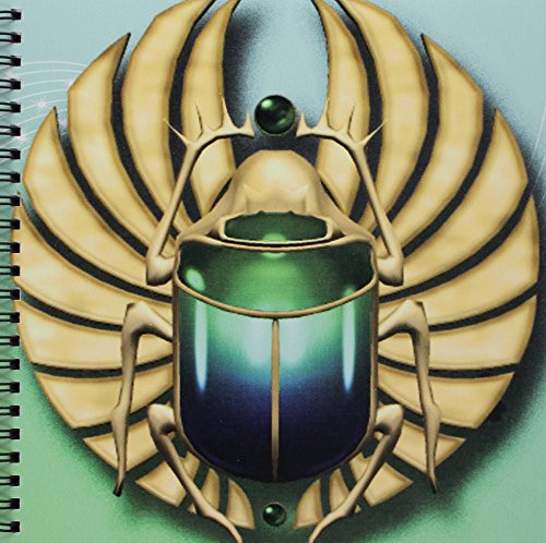3dRose db-108169-1 Egyptian Scarab in Beautiful Colors Drawing Book 8 by 8-Inch
