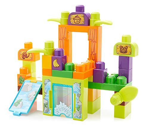 Mega Bloks Storytelling Safari Friends Zoo Building Set