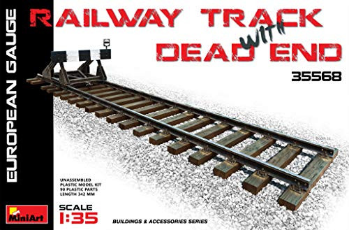 MiniArt 35568 135 Scale Railway Track   Dead End European Gauge - Plastic Model Building Kit