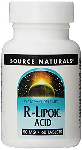Source Naturals R-Lipoic Acid 50mg 60 Tablets 2 Pack