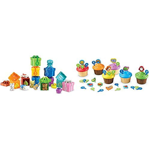 Learning Resources Surprise Party   Hedgehog but has Details for Surprise Part and ABC Cupcake Toppers Items