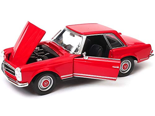 Mercedes 1963 Benz 230SL Coupe Red NEX Models 124 Diecast Model Car by Welly 24093
