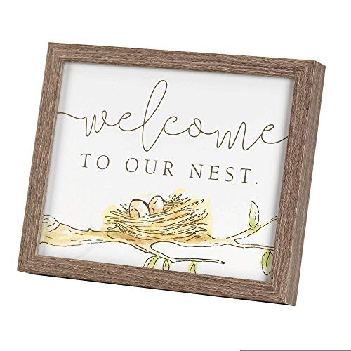 Dicksons Welcome to Our Nest Golden 9 x 11 Wood Decorative Tabletop or Wall Frame Dicksons Welcome to Our Nest Golden 9 x 11 Wood Decorative Tabletop or Wall Frame