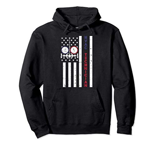 Vintage American Flag HVAC Technician USA HVAC Tech Pullover Hoodie Vintage American Flag HVAC Technician USA HVAC Tech Pullover Hoodie
