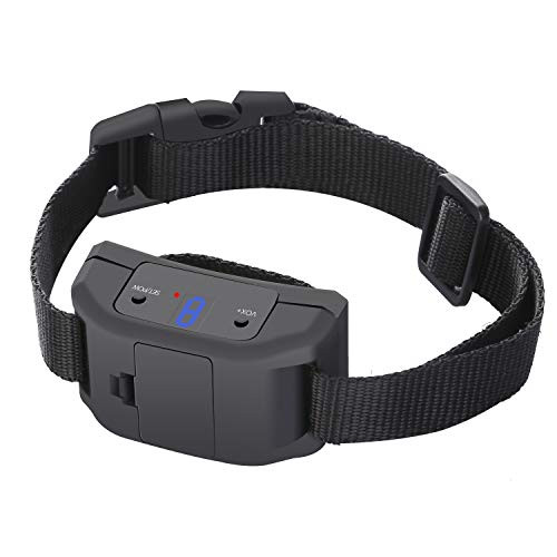 XIAOYIXIAN Bark Collar No Bark Collar Battery Anti bark Collar with Adjustable Sensitivity and Intensity Beep Vibration and No Harm Shock Bark Collar for Small Medium Large Dogs