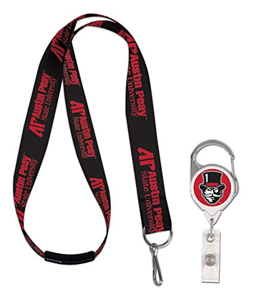 WinCraft Bundle 2 Items Austin Peay State University Governors 1 Lanyard and 1 Premium Badge Reel Id Holder WinCraft Bundle 2 Items Austin Peay State University Governors 1 Lanyard and 1 Premium Badge Reel Id Holder