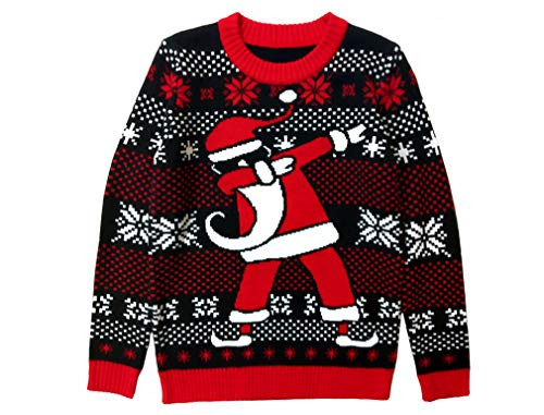 Tstars Dabbing Santa Christmas Sweater Gift for Boys Girls Dab Santa Xmas Kids Sweater Small Multicolor Tstars Dabbing Santa Christmas Sweater Gift for Boys Girls Dab Santa Xmas Kids Sweater Small Multicolor