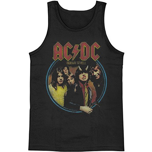 Tank Top ACDC- Highway To Hell Medallion Size XL