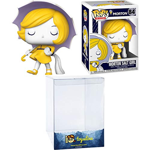 Morton Salt Girl Funk?o Pop Ad Icons Vinyl Figure Bundle with 1 Compatible ToysDiva Graphic Protector 084 - 45249 - B