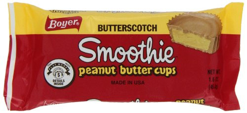 Boyer Candy Co Butterscotch Peanut Butter Smoothie Cup 1_6-Ounce Packages Pack of 24