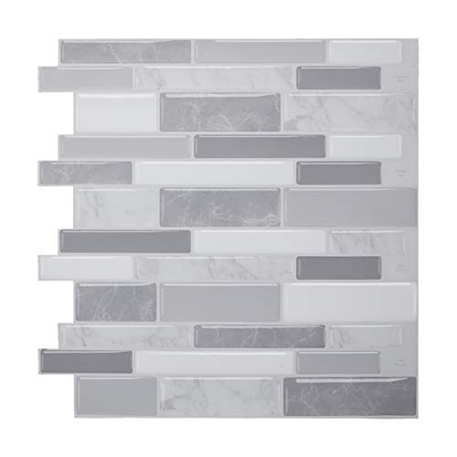 Stick Backsplash Tile Peel and Stick Backsplash for Kitchen Peel and Stick Tiles Stick on Wall Tiles Self Adhesive Tiles 12 x 12 5 Sheets