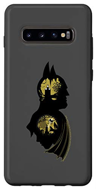 Galaxy S10 DC Comics Fanart Batman Silhouette Fill Case