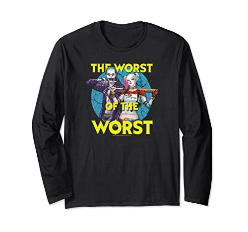Suicide Squad Harley   Joker Worst Pair Longsleeve T Shirt