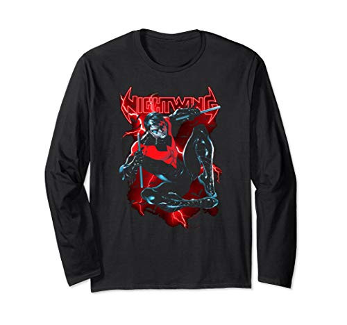 Batman Nightwing Lightwing Longsleeve T Shirt