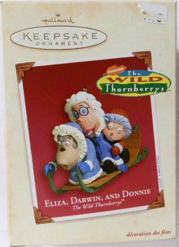1 X Wild Thornberry Eliza, Darwin & Donny 2002 Hallmark Ornament QXI5263