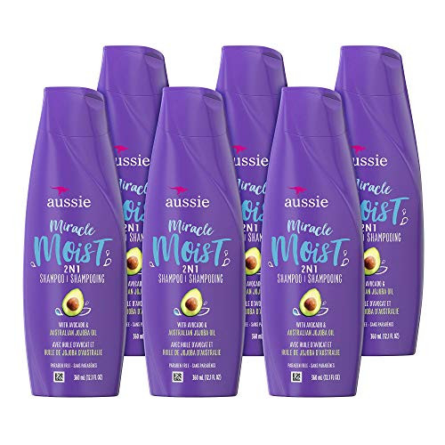 Aussie For Frizzy Hair Paraben-free Miracle Smooth Conditioner WAloe   Kelp 12_1 Fluid Ounce 6 Count