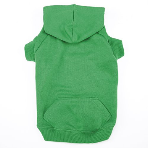 Casual Canine Basic Hoodie for Dogs 16 Medium Green