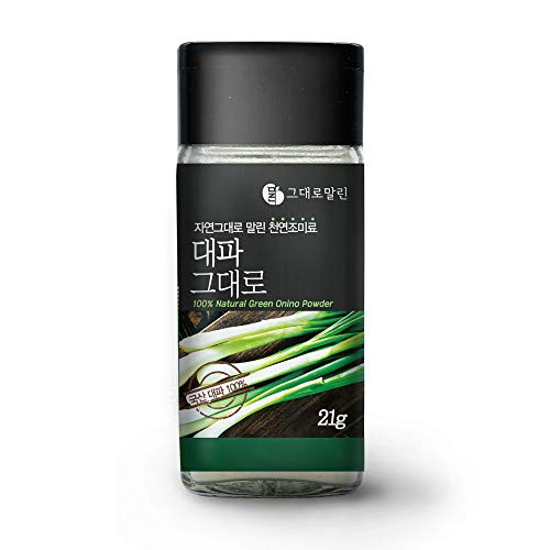 Malrin Green Onion As It Is 100 Natural Green Onion Powder Premium Dried Food Natural Seasoning Korean Food 21g  0_74oz_ x 3 Packs