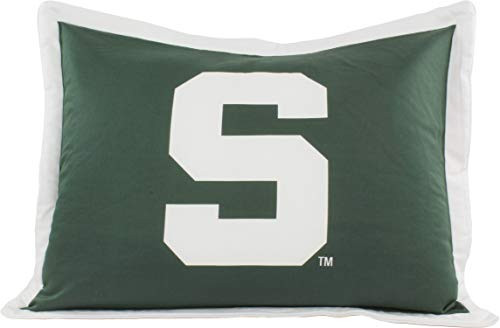 College Covers Michigan State Spartans Printed Pillow Sham