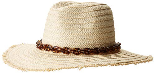 Steve Madden Womens Panama Hat Natural One Size