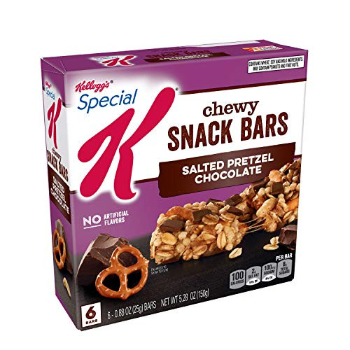 Kelloggs Special K Chewy Snack Bars Salted Pretzel Chocolate 5_28oz Pack of 8