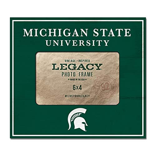 NCAA Legacy Michigan State Spartans 4 x 6 Picture Frame - Center 8x9 One Size Custom
